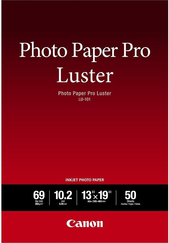 Canon LU-101 Luster Photo Paper for Stunning Prints