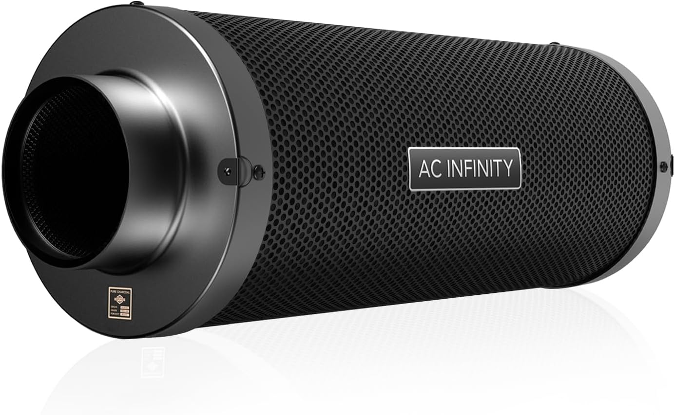 AC Infinity Air Carbon Filter XL 6in for Odor Control in Hydroponics
