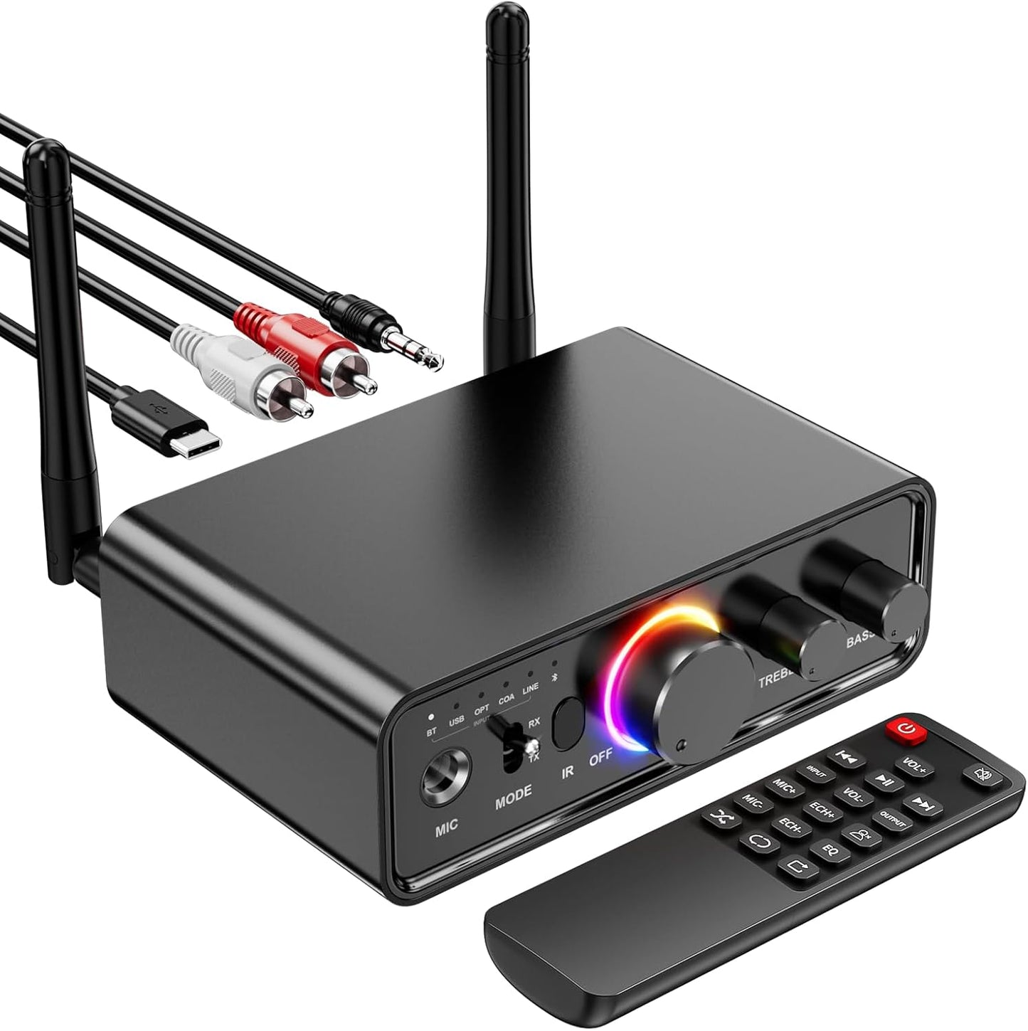 Wireless HiFi Audio Adapter: Low Latency, Multi-Input/Output