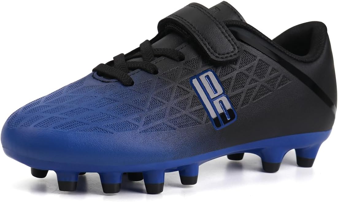 brooman Kids Firm Ground Soccer Cleats for Boys and Girls