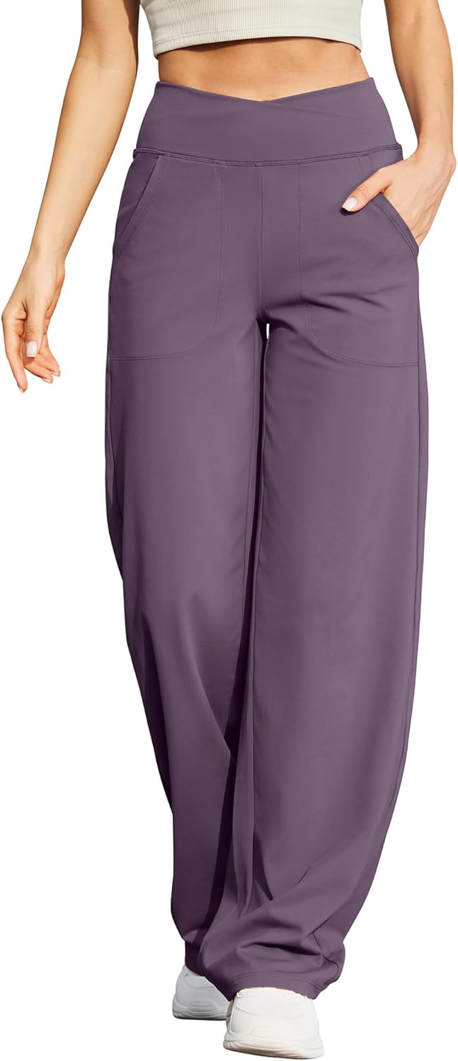 G4Free Wide Leg Pants for Women - Comfortable Yoga Trousers