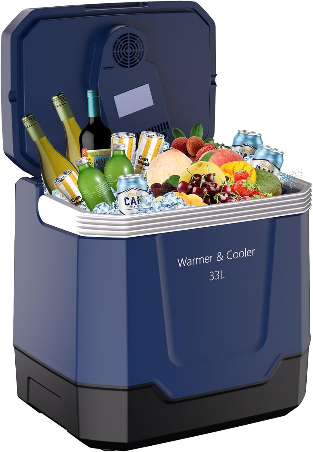 35 Quart Electric Cooler & Warmer for Car and Home Use