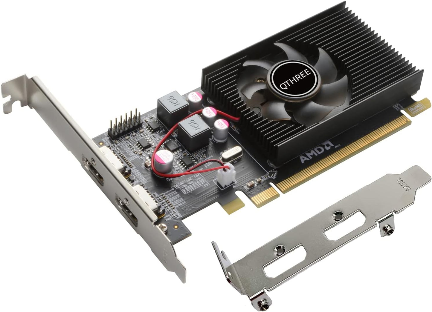 QTHREE Radeon HD 6570 Low Profile Dual HDMI Graphics Card