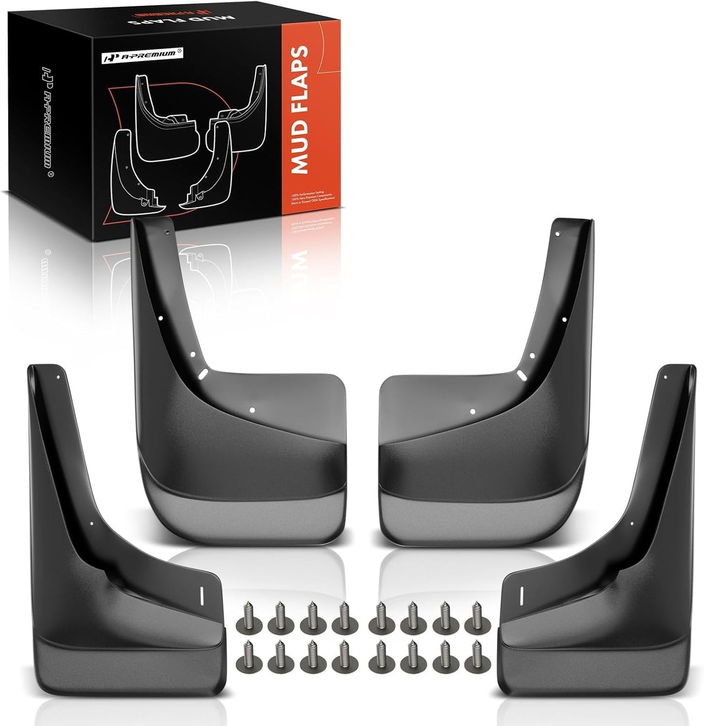 A-Premium Mud Flaps Set for Chevrolet and GMC Vehicles