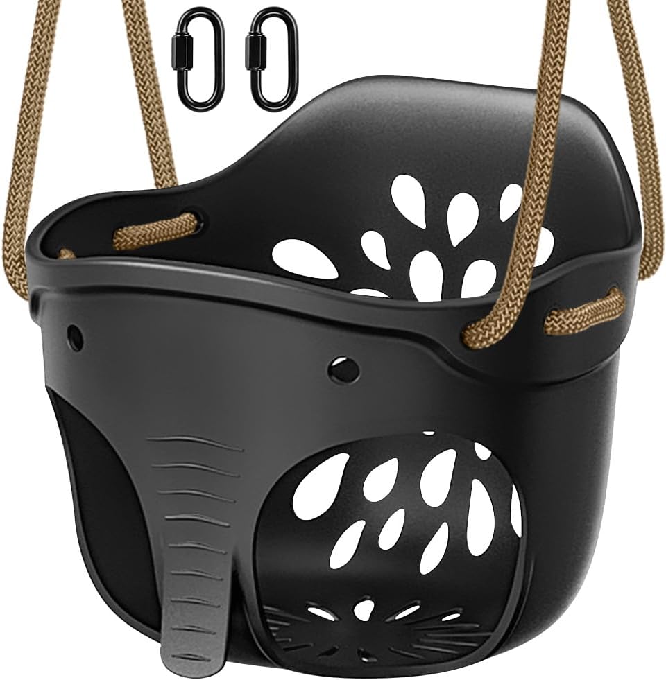 SELEWARE Cute Elephant Toddler Swing - 600LB Weight Limit