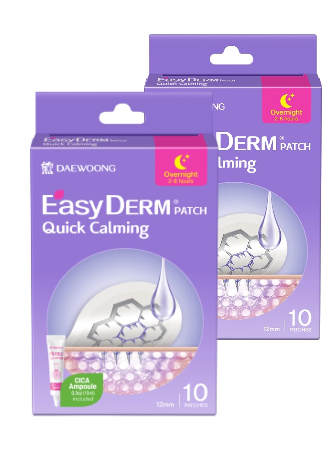 Quick Calming Magnesium Patches for Intensive Pimple Care