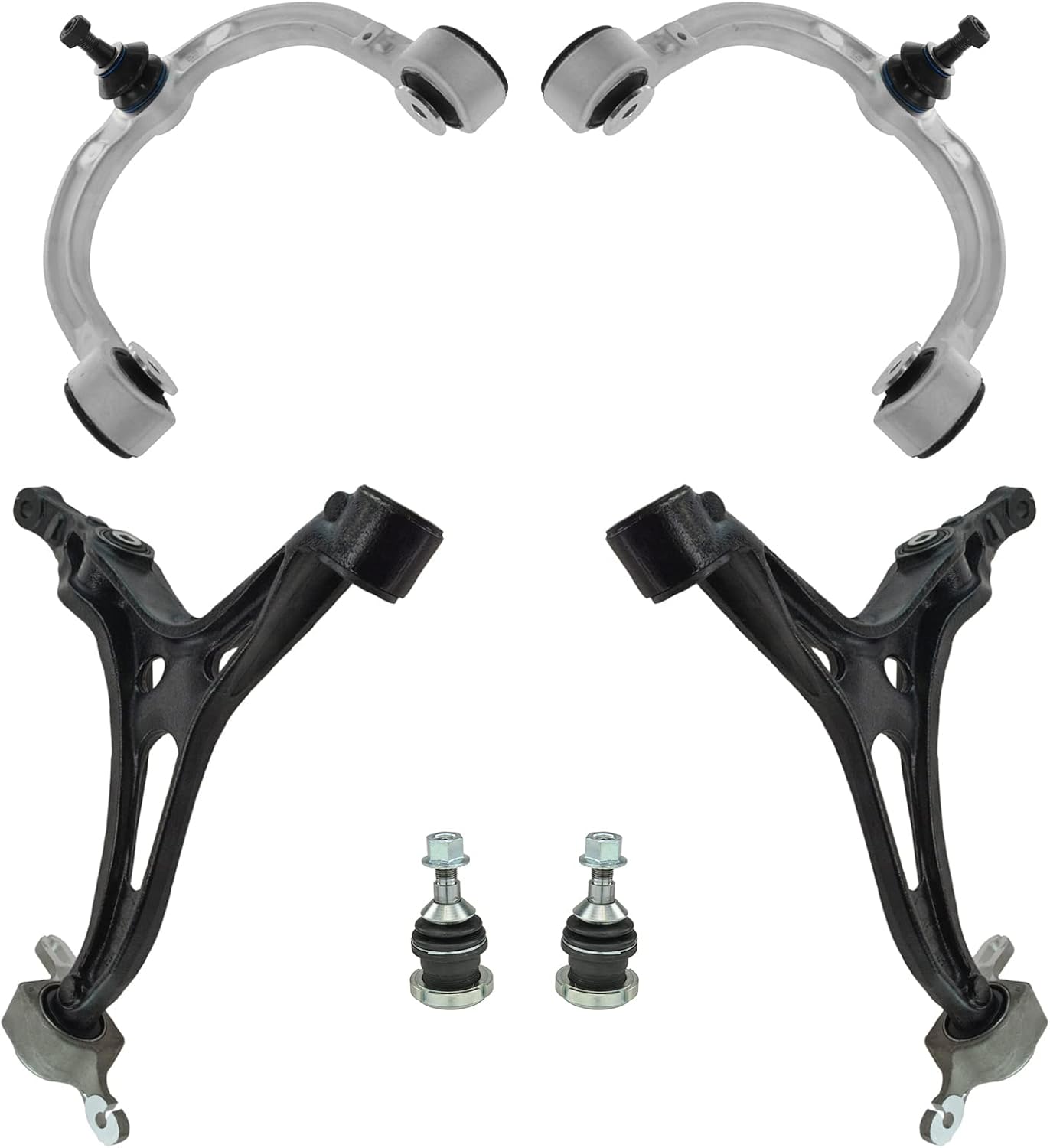 TRQ Front Control Arm with Ball Joint Set for 06-12 Mercedes-Benz