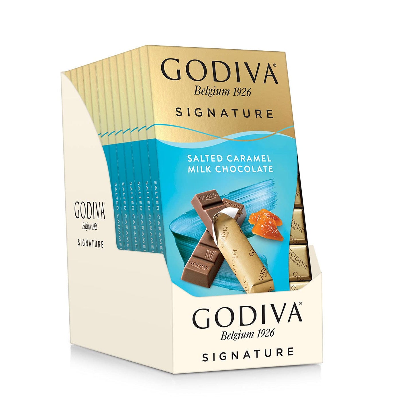 Godiva Chocolatier Signature Salted Caramel Milk Chocolate Bars
