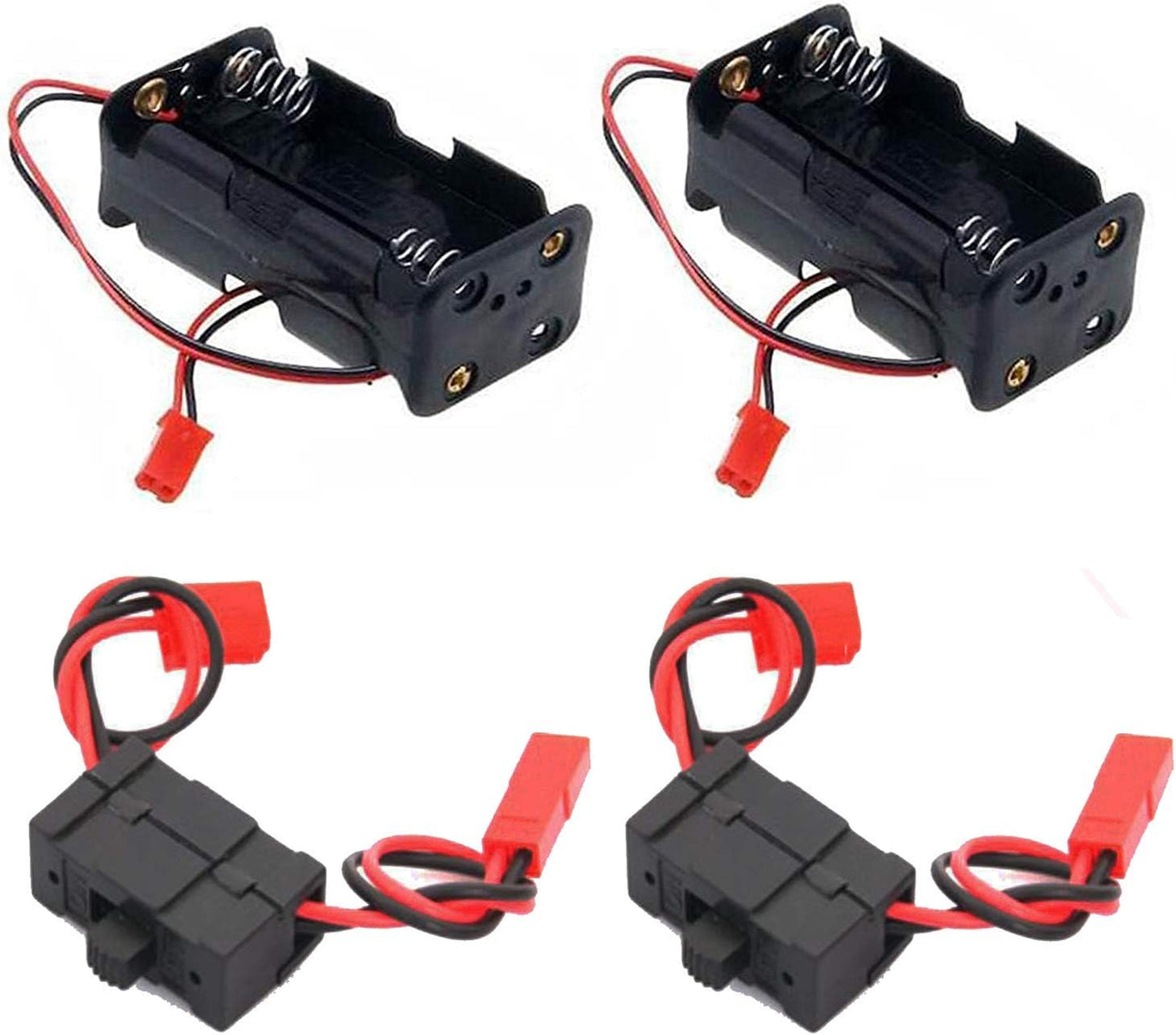 ShareGoo Power Switch & Battery Case Set - HSP Redcat Traxxas Compatible