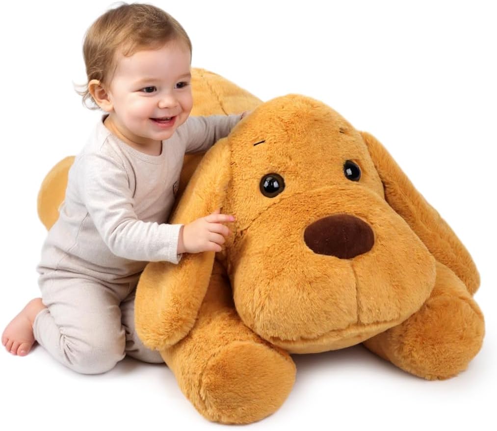 Giant 31.5in Dog Stuffed Animal - Adorable Plush Toy Gift