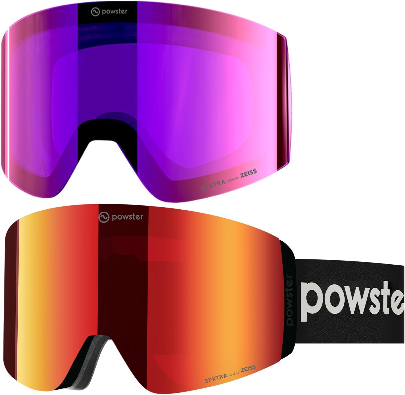 Powster Magnetic Lens Ski Goggles