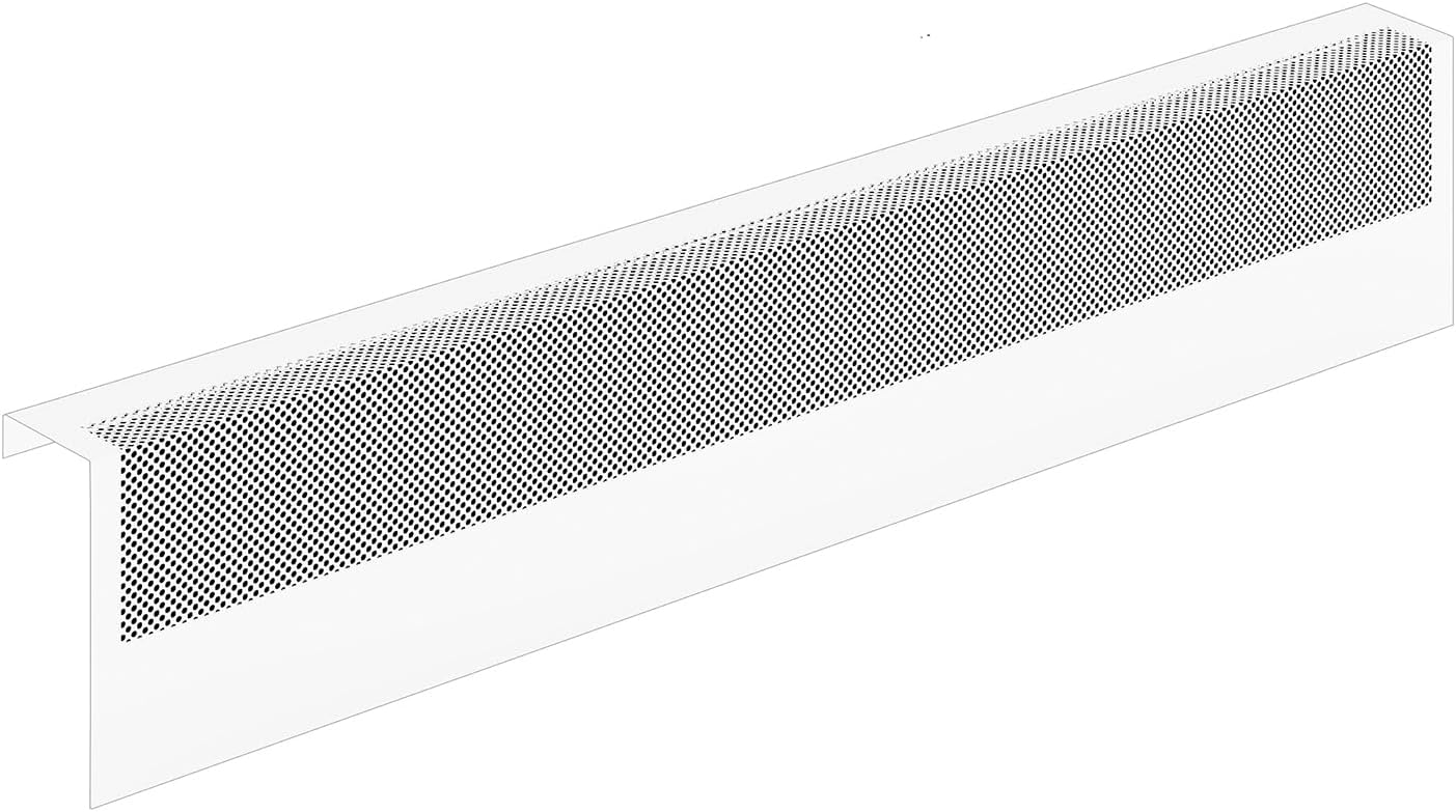 Baseboarders Basic Series 3 ft Galvanized Steel Heater Cover
