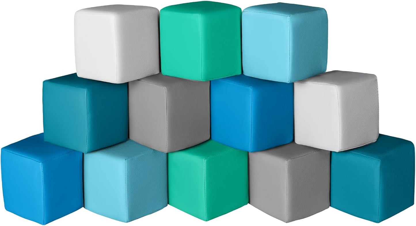 Foam Building Blocks for Kids: Colorful PU Leather Soft Toys