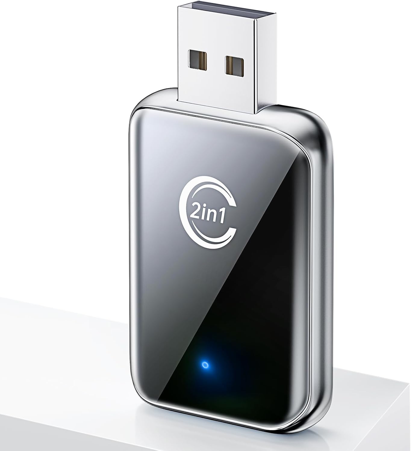 Convert Wired Carplay to Wireless - 2 in 1 Adapter for iPhone & Android