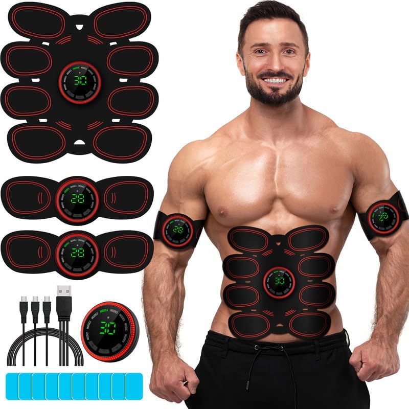 Drezela Abs Stimulator: USB Rechargeable Muscle Toner