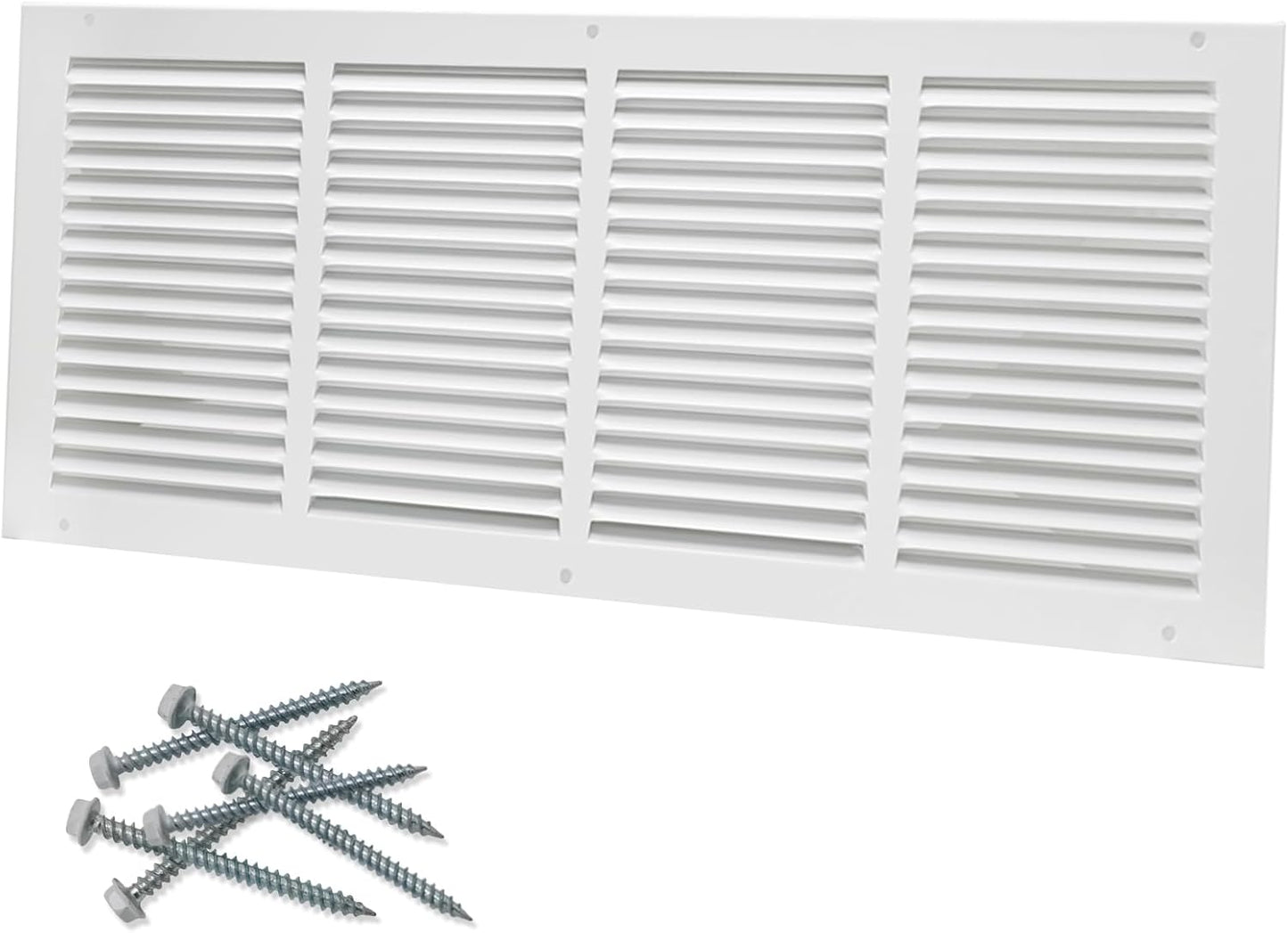 24W x 10H Steel Return Air Grille for Efficient Ventilation