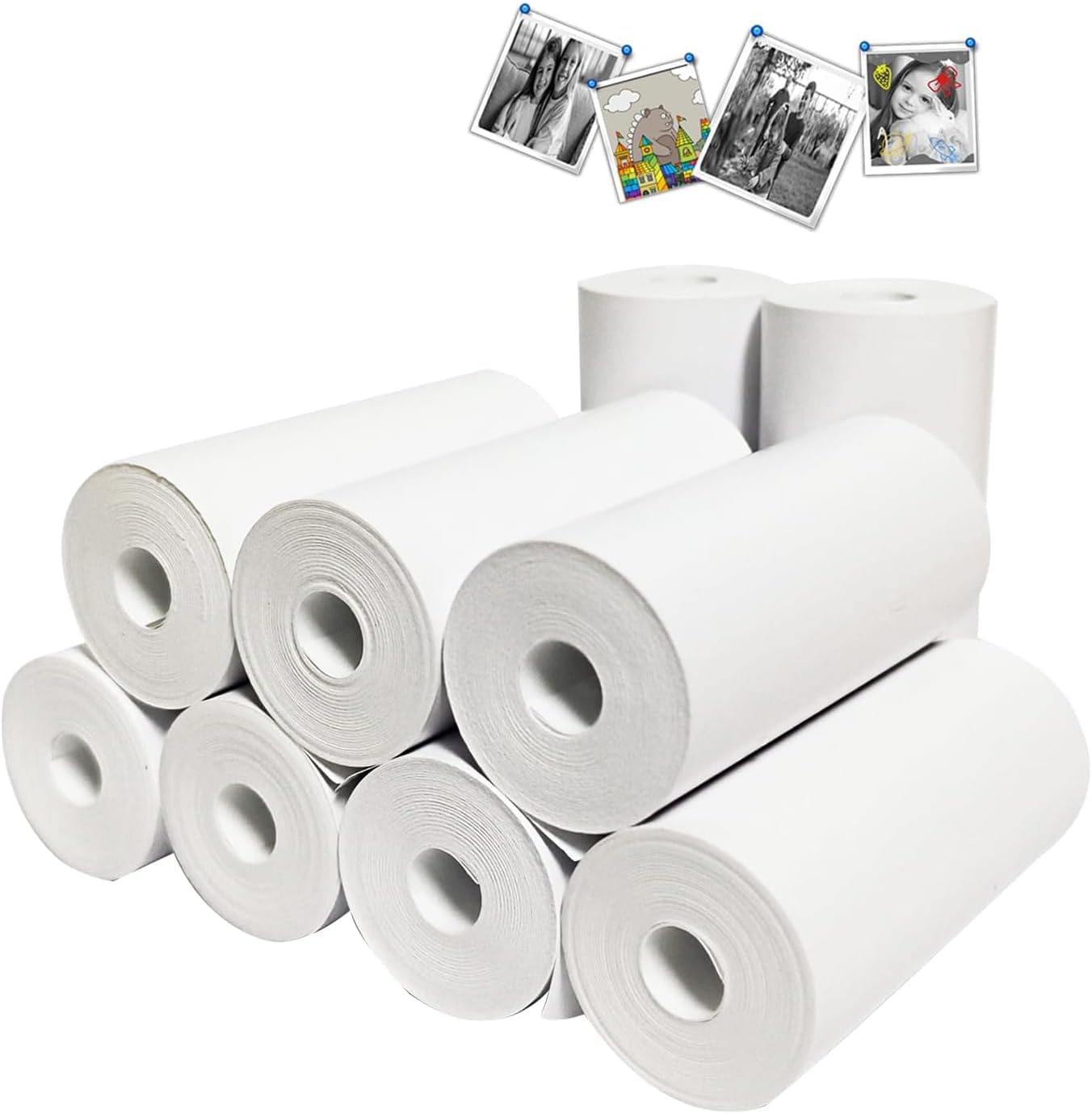 9 Rolls JOYTRIP Kids Instant Print Paper - Fun & Convenient!