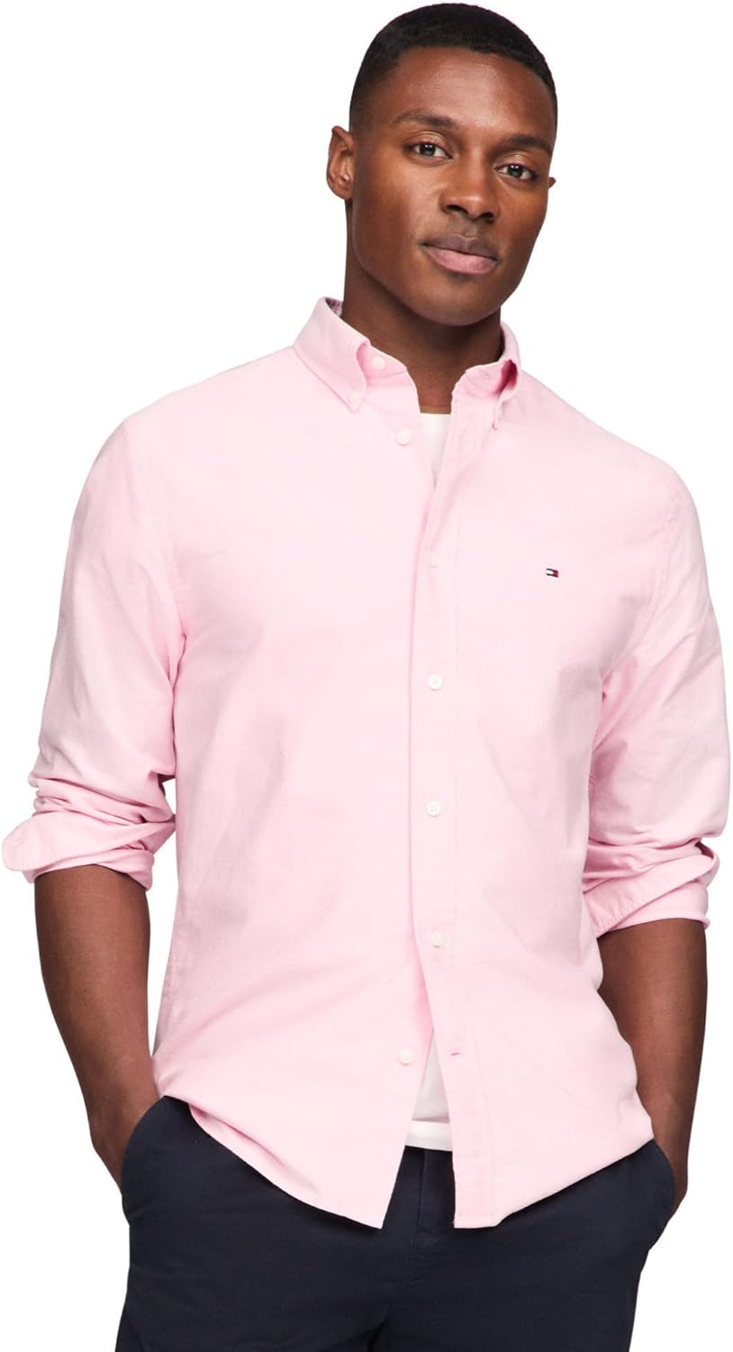 Tommy Hilfiger Long Sleeve Oxford Regular Fit Button Down Shirts