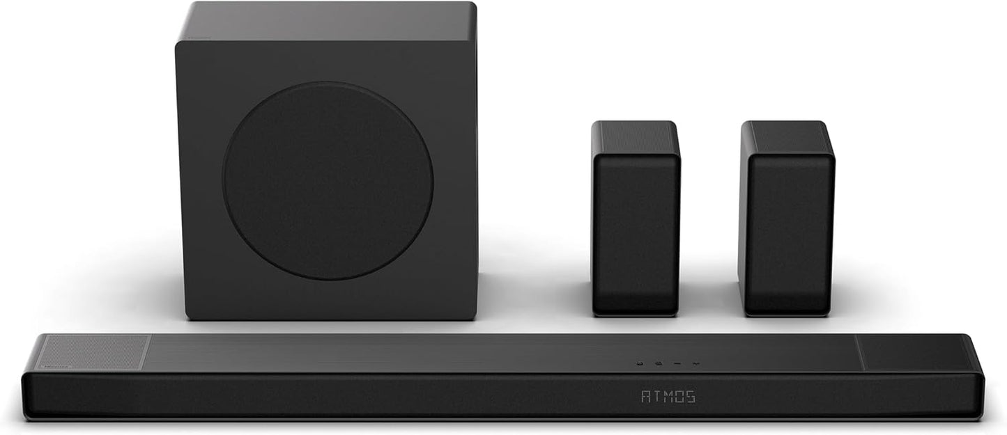 Hisense AX5140Q 5.1.4Ch Sound Bar with Wireless Subwoofer