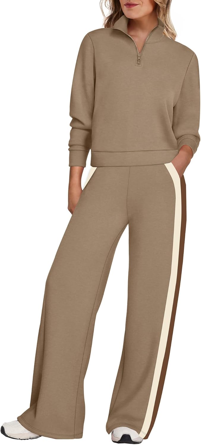 WIHOLL Women 2 Piece Outfits for Travel and Leisure Activities