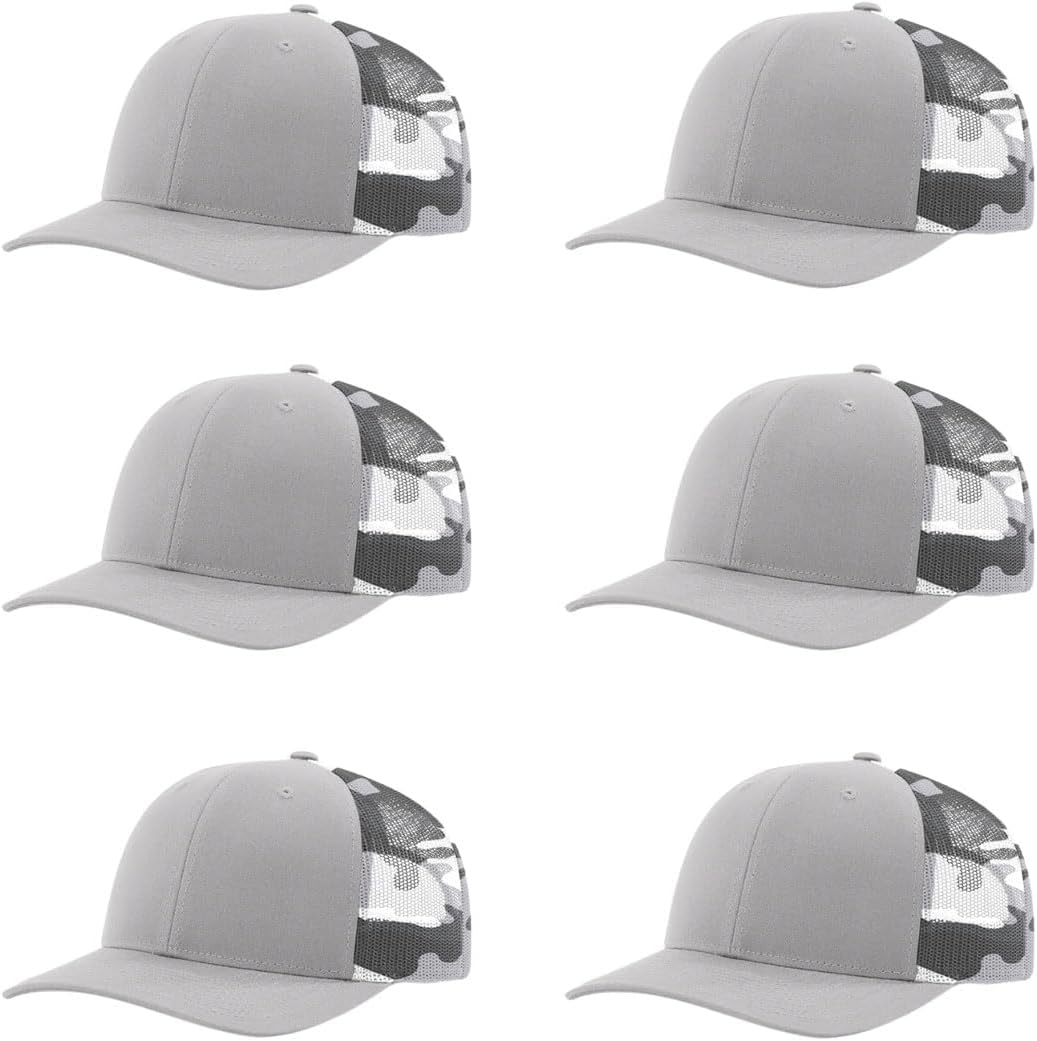 Richardson 112 Classic Six-Panel Adjustable Snapback Trucker Cap