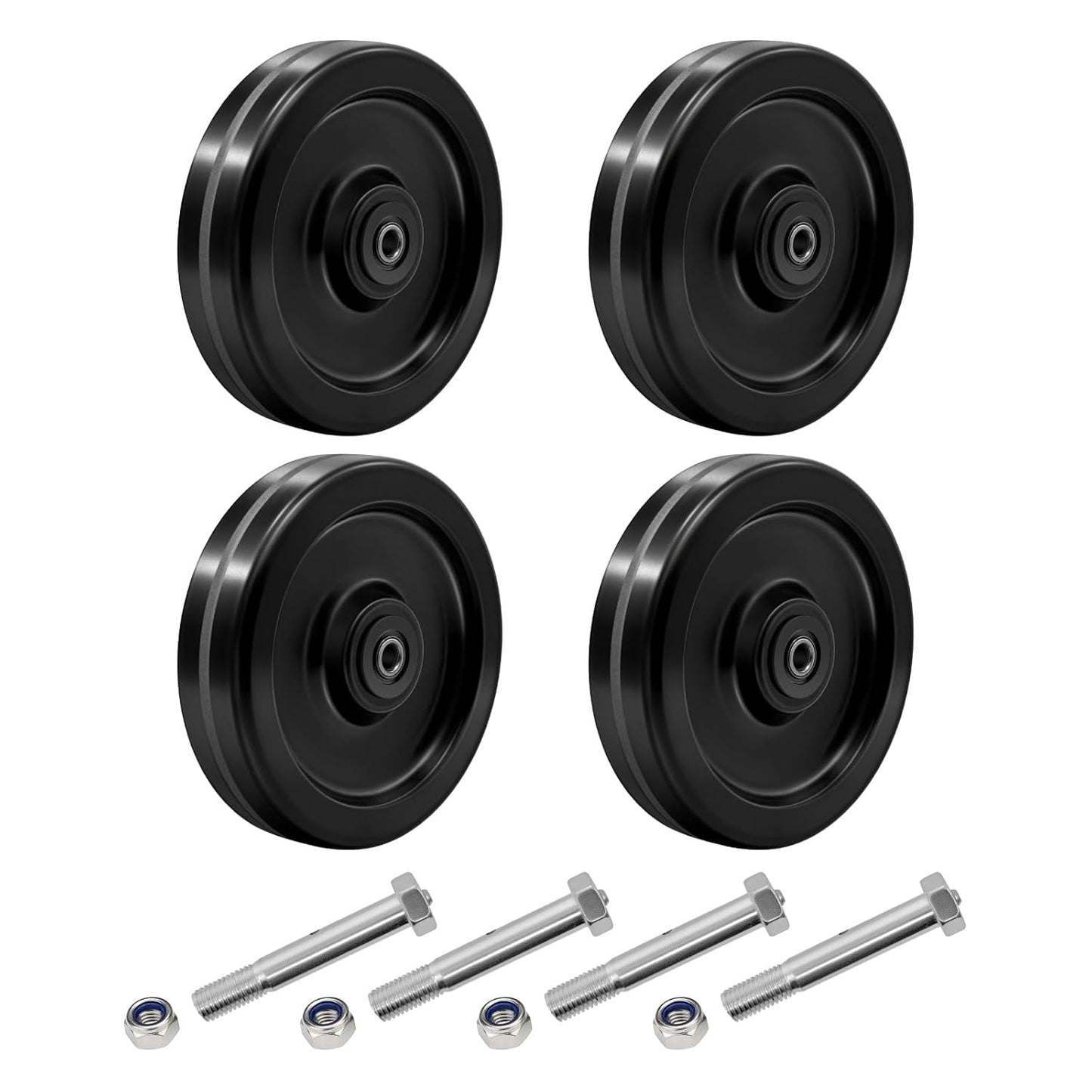 8x2 Heavy Duty Caster Wheels with High Temperature Resistance