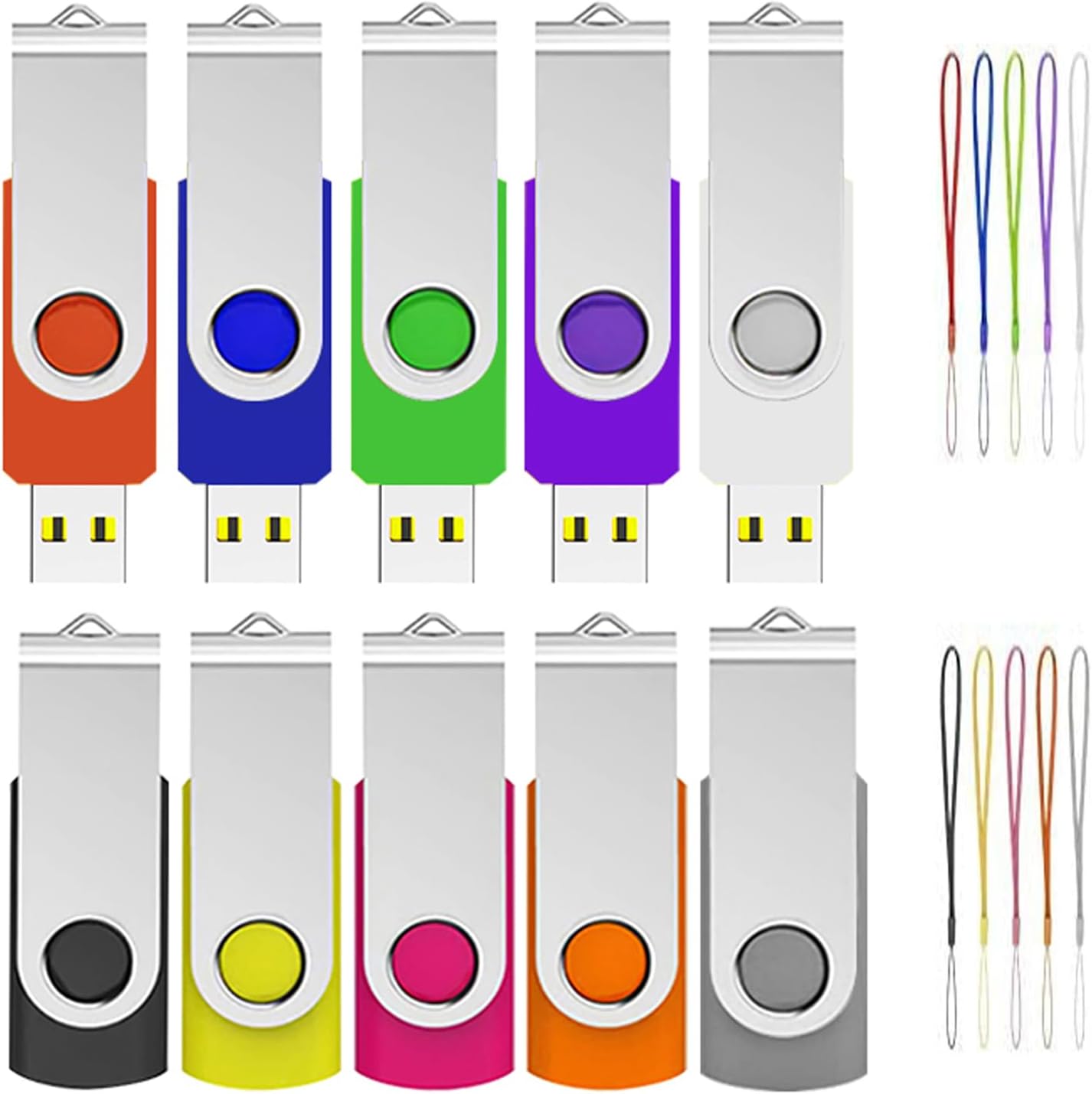 10 Pack ABLAZE 4GB Flash Drives - Data Storage Essential