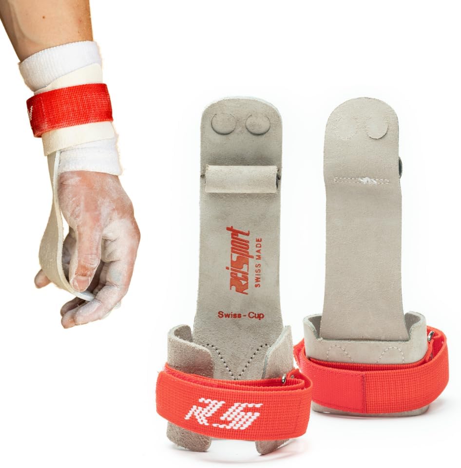 Reisport Men's Ring Gymnastics Grips for Advanced Gymnasts