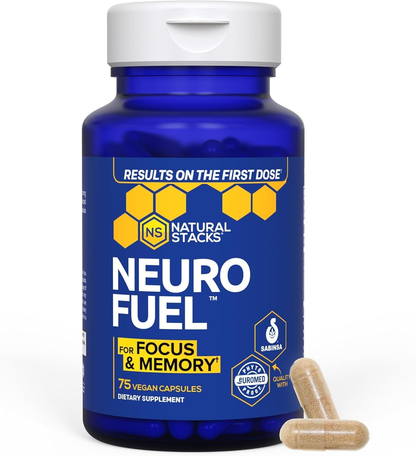 NeuroFuel Nootropic Brain Support Supplement for Focus & Memory