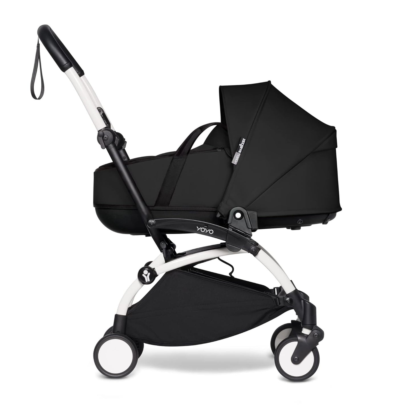Babyzen YOYO2 White Frame + Black Bassinet - Enhanced Comfort Bundle