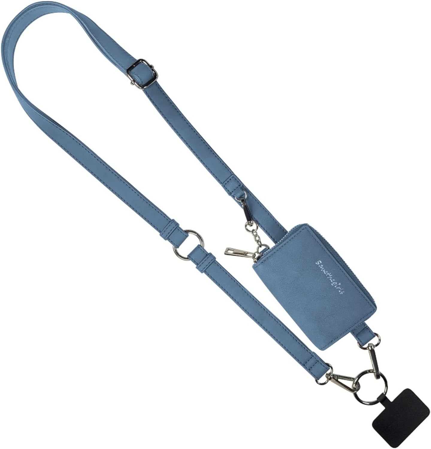 Clip and Go Brushed Vegan Phone Lanyard for Modern Women