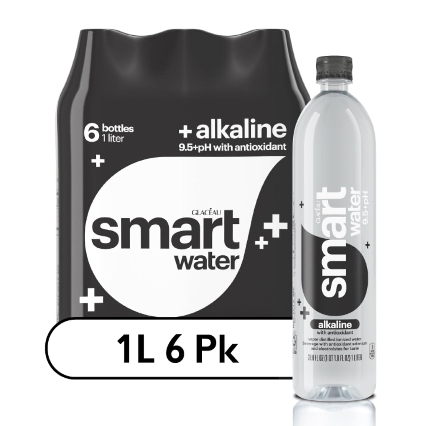 Hydrate & Replenish: Smartwater Alkaline & Antioxidant 1L 6pk