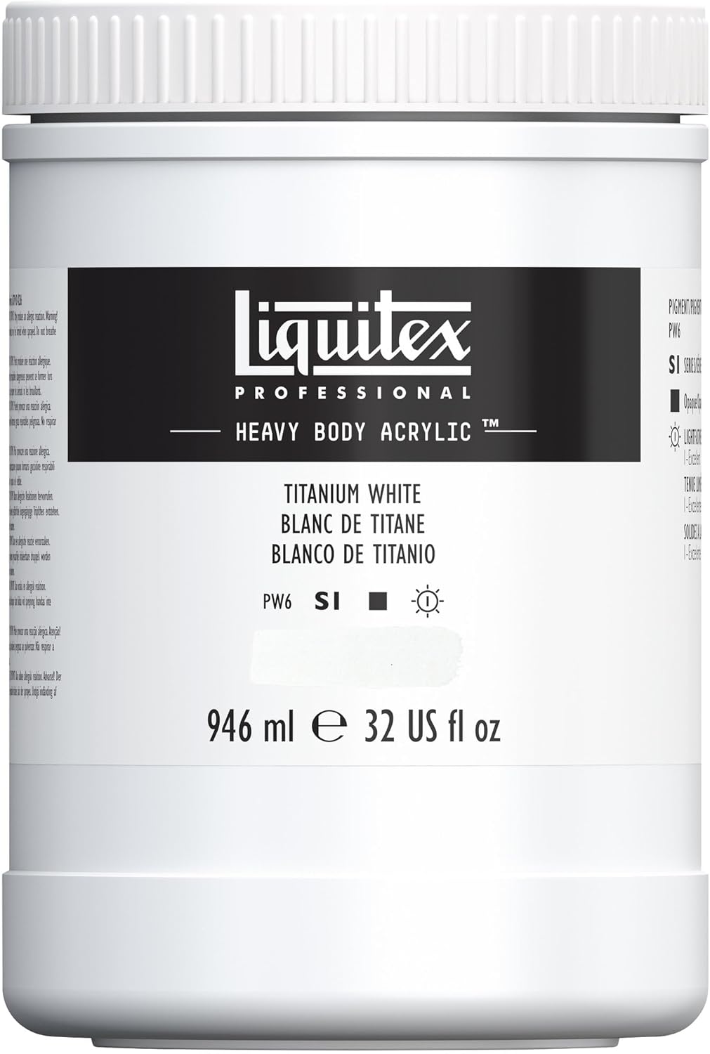 Liquitex Professional Heavy Body Acrylic Paint in Titanium White