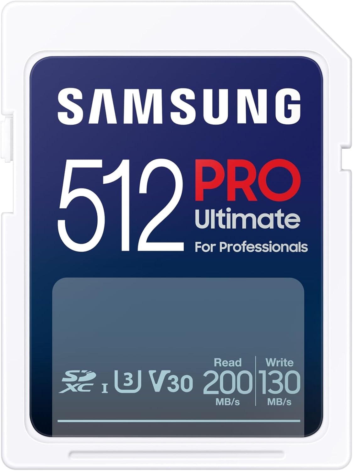 Samsung PRO Ultimate 512GB SDXC Memory Card for 4K UHD Capture