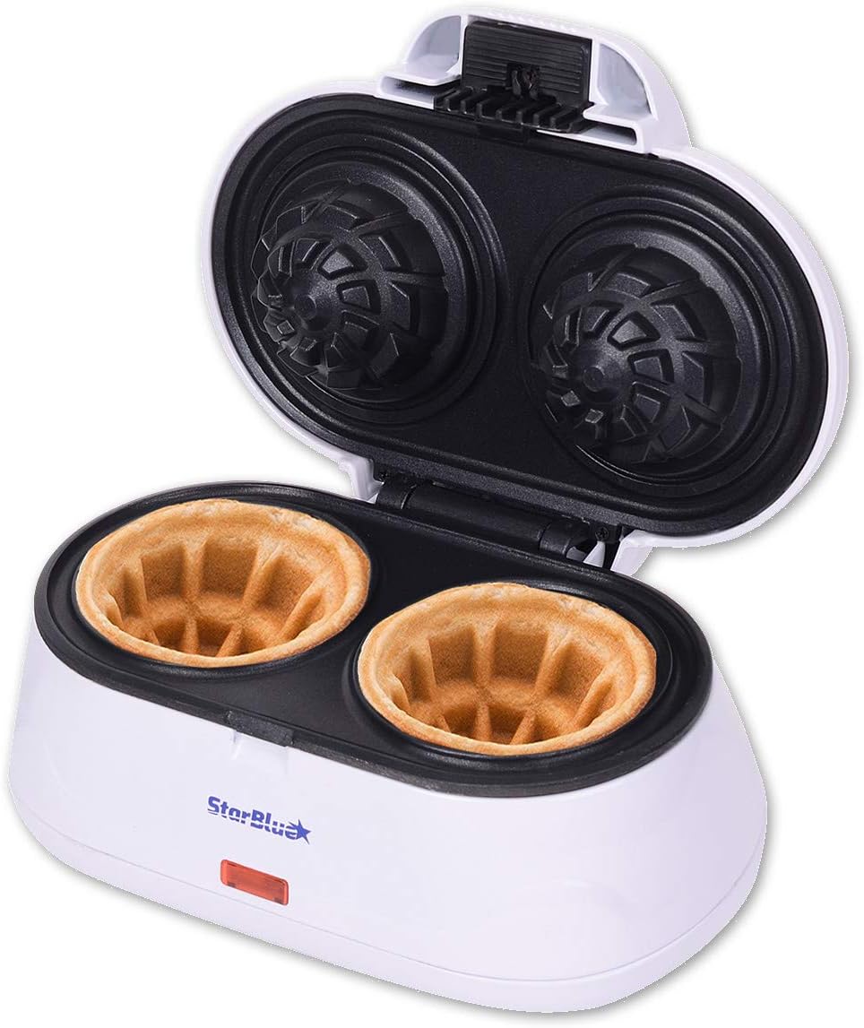 StarBlue Waffle Bowl Maker - Serve Delightful Bowls!