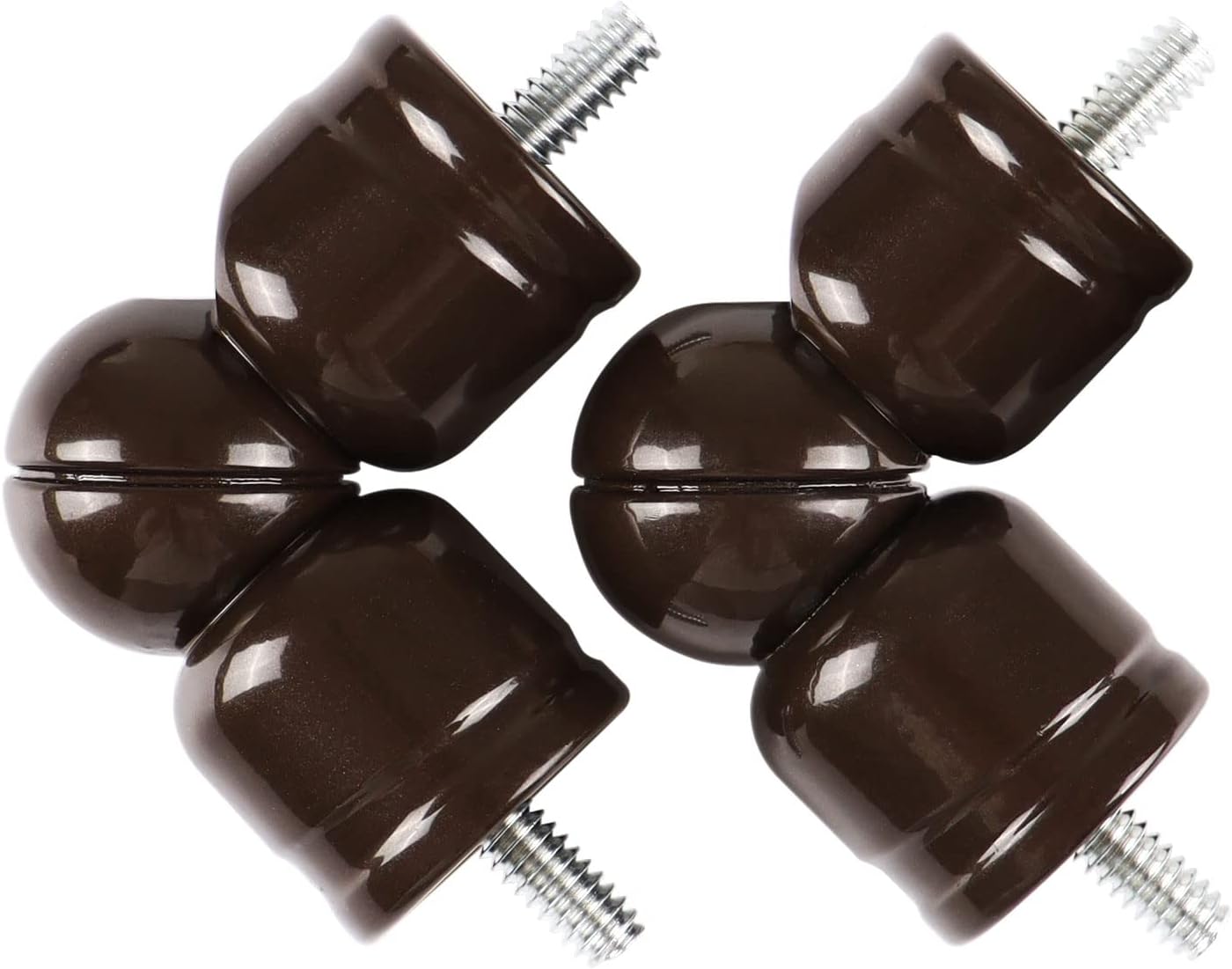 HOTOZON Adjustable Corner Connector 2 Pack, Seamless Curtain Rods