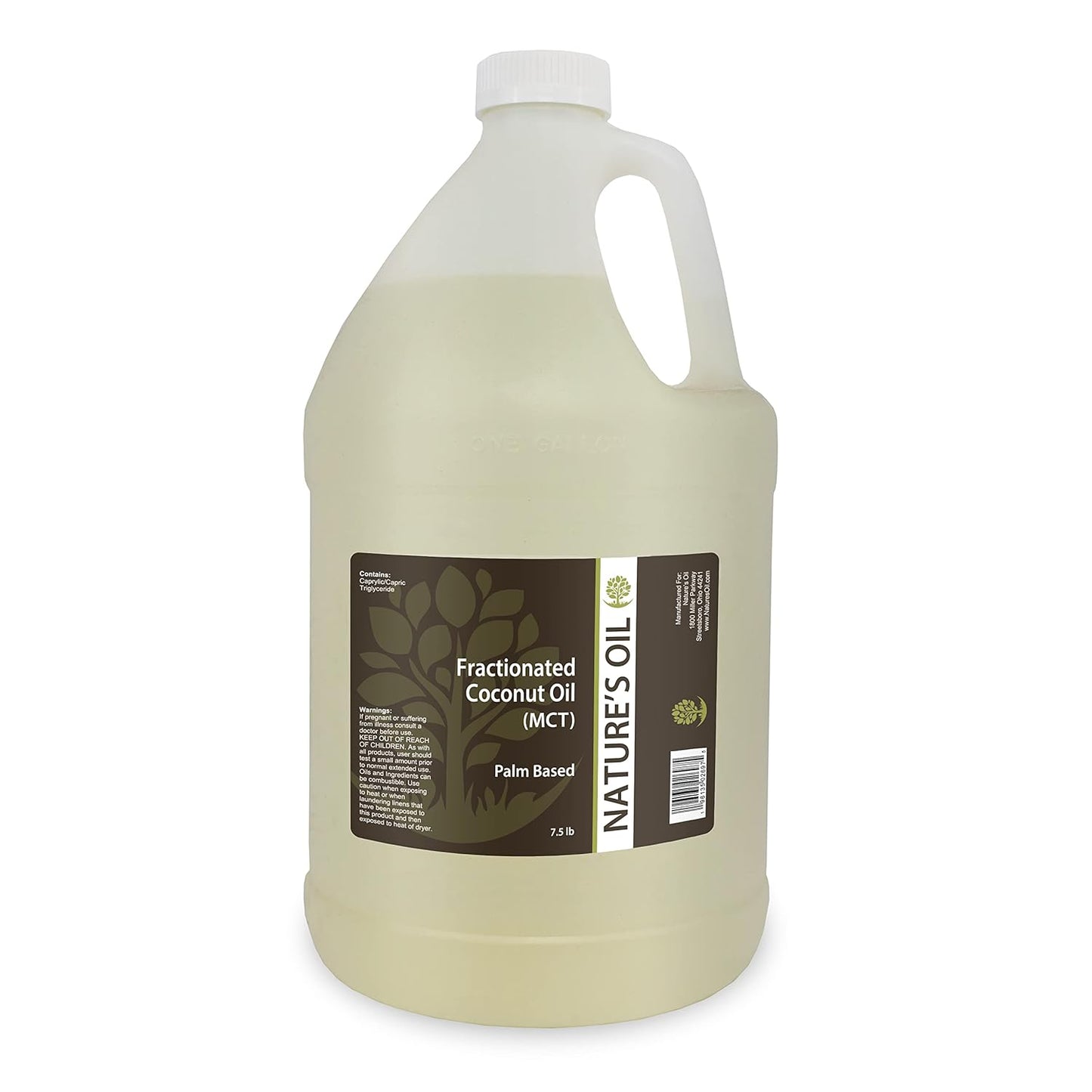 Nature's Oil Fractionated Coconut Oil for Massage and Skin Care