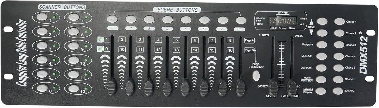 192 DMX Controller for DJ Lights - Versatile and Reliable Performance