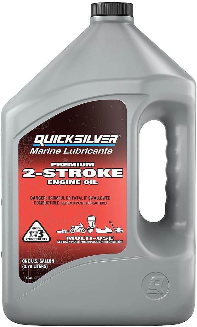 Quicksilver Premium 2-Stroke Engine Oil for Outboards and More