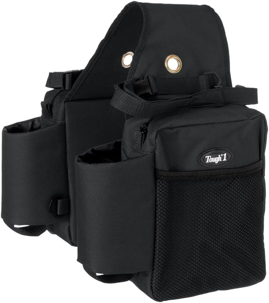 Tough 1 Nylon Water Bottle Carrier Saddle Bag for Riders