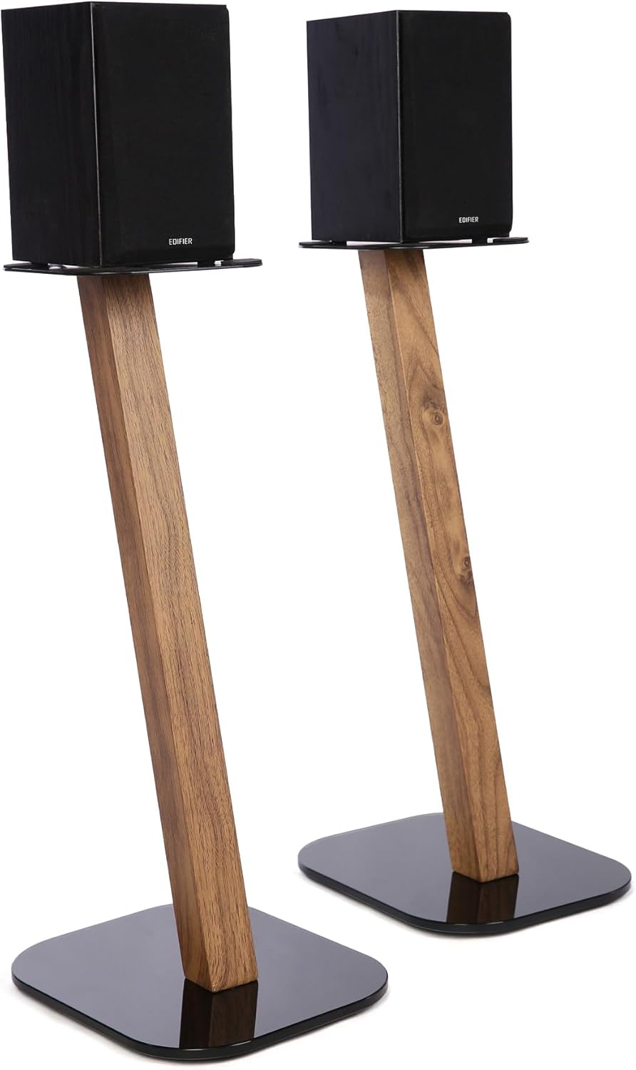 EXIMUS Oak Speaker Stands - Enhanced Sound