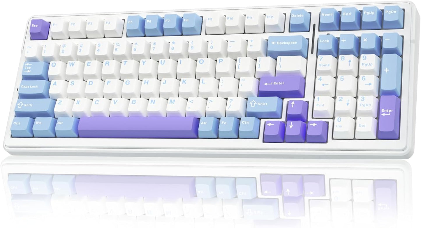 AULA F99 Wireless Mechanical Keyboard: Hot Swappable Custom, RGB Backlit