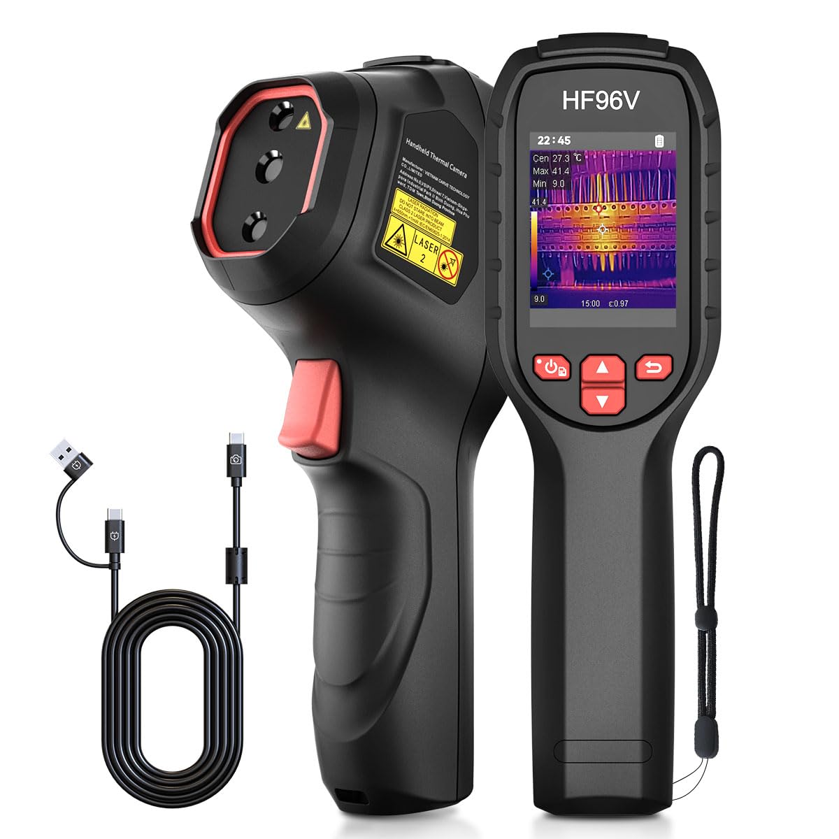 HSFTOOLS Thermal Camera: Precise 240240 IR Resolution