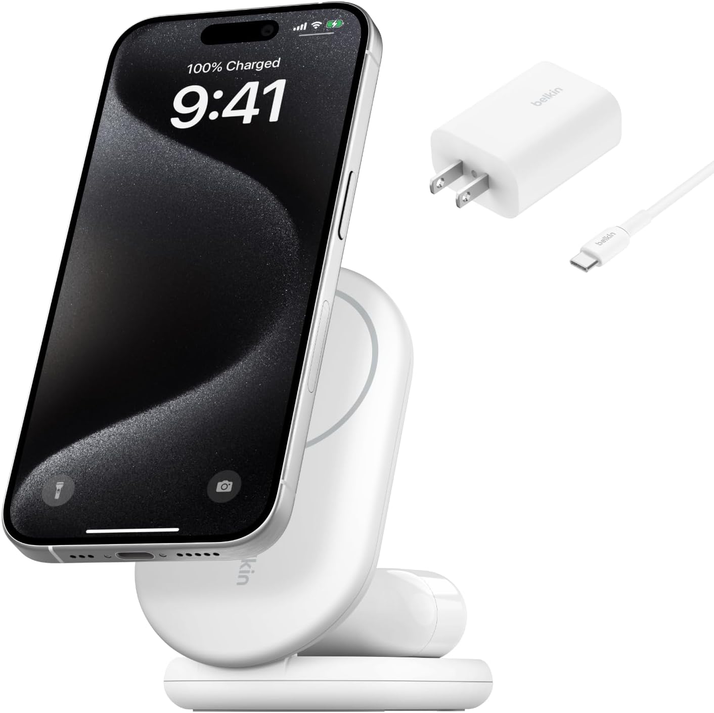 Belkin MagSafe-Compatible 2-in-1 Charger for iPhone and Watch