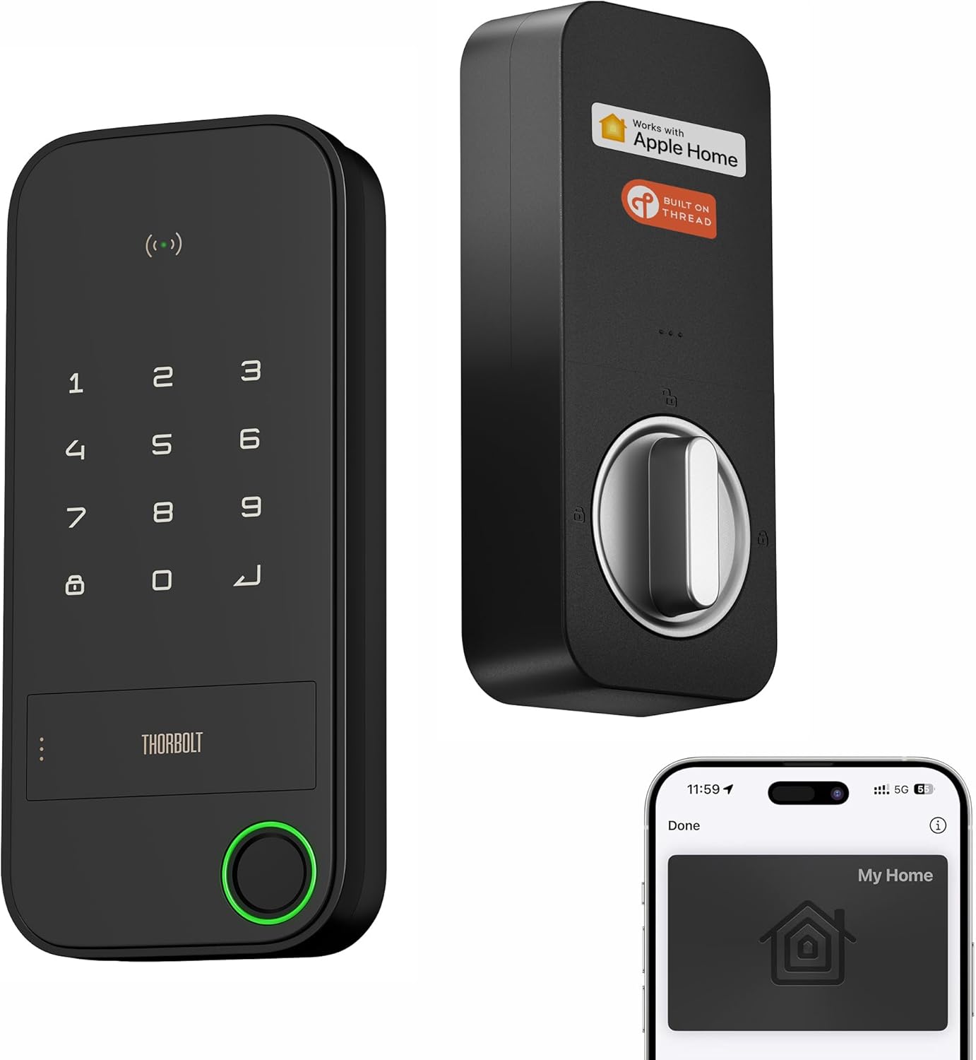 X1 Smart Keyless Entry Door Lock with Fingerprint and Keypad