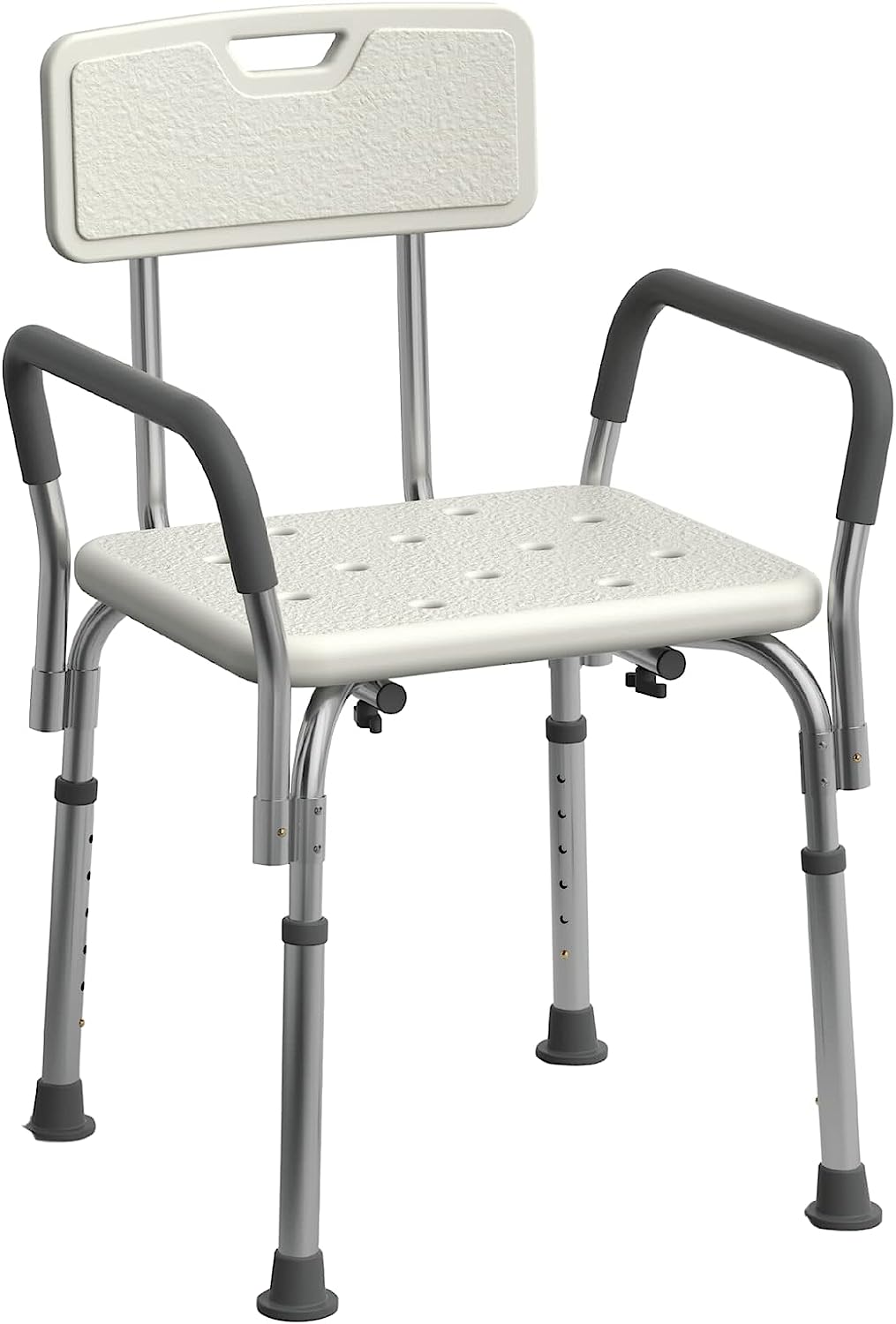 Medline Shower Chair | Heavy Duty & Slip Resistant | Adjustable Height