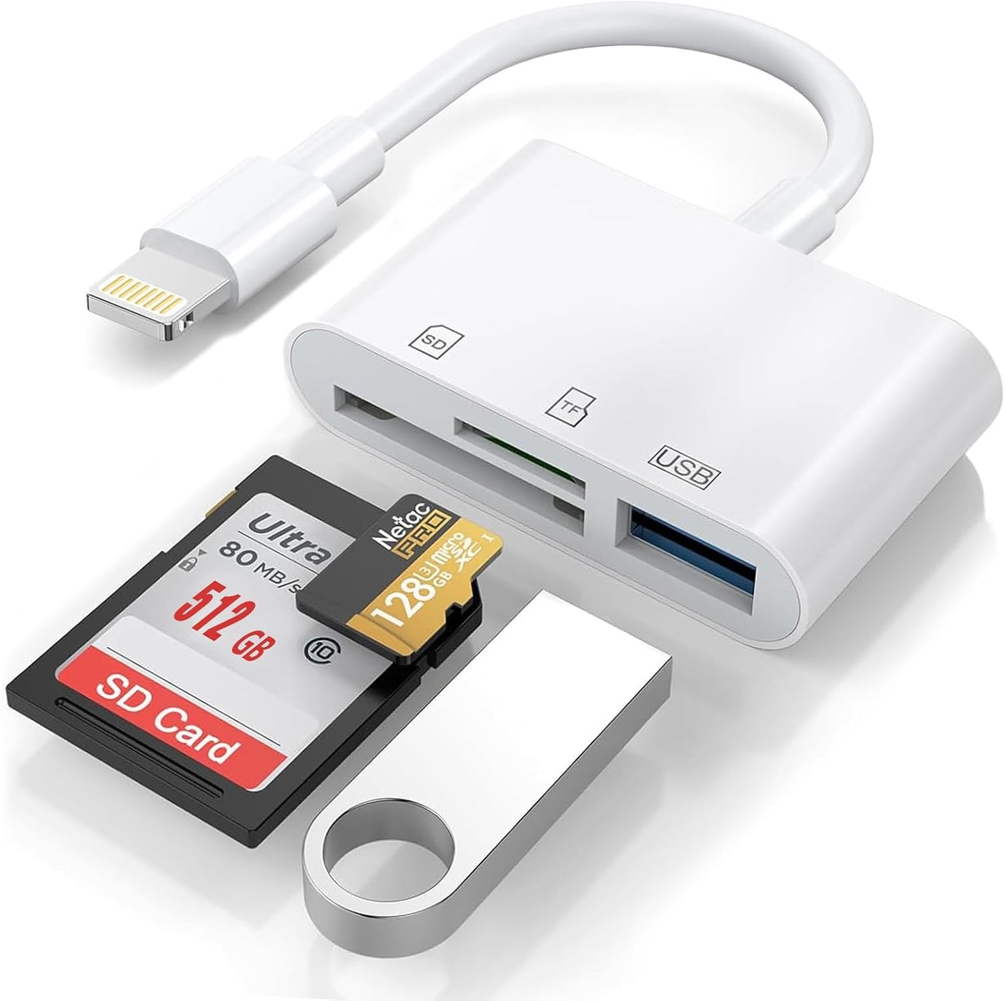 Fast File Transfer Hatuge SD Card Reader