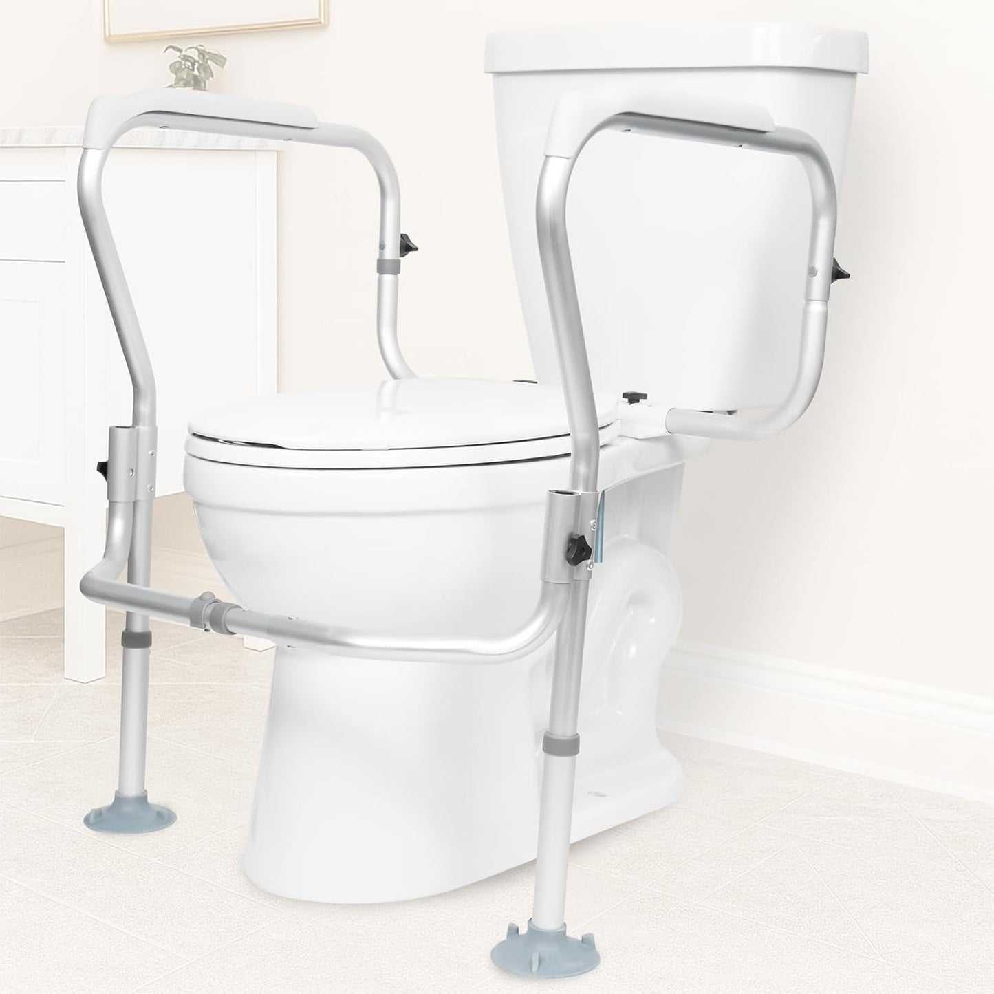 Vive Toilet Safety Rail Frame for Elderly and Disabled Support
