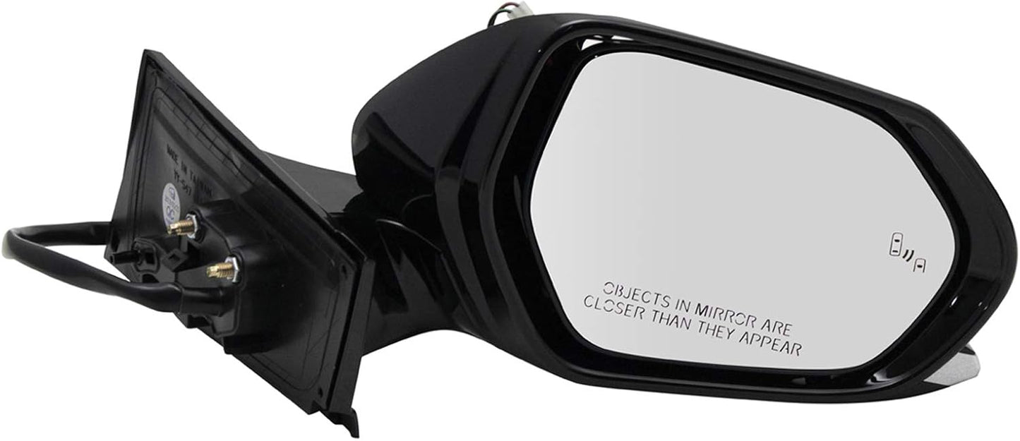 TRQ Right Mirror Passenger Side for 2016-2020 Toyota Prius