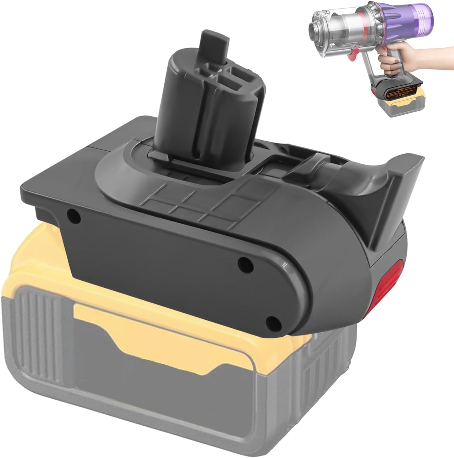 Dyson V10 Battery Adapter for Dewalt 20V